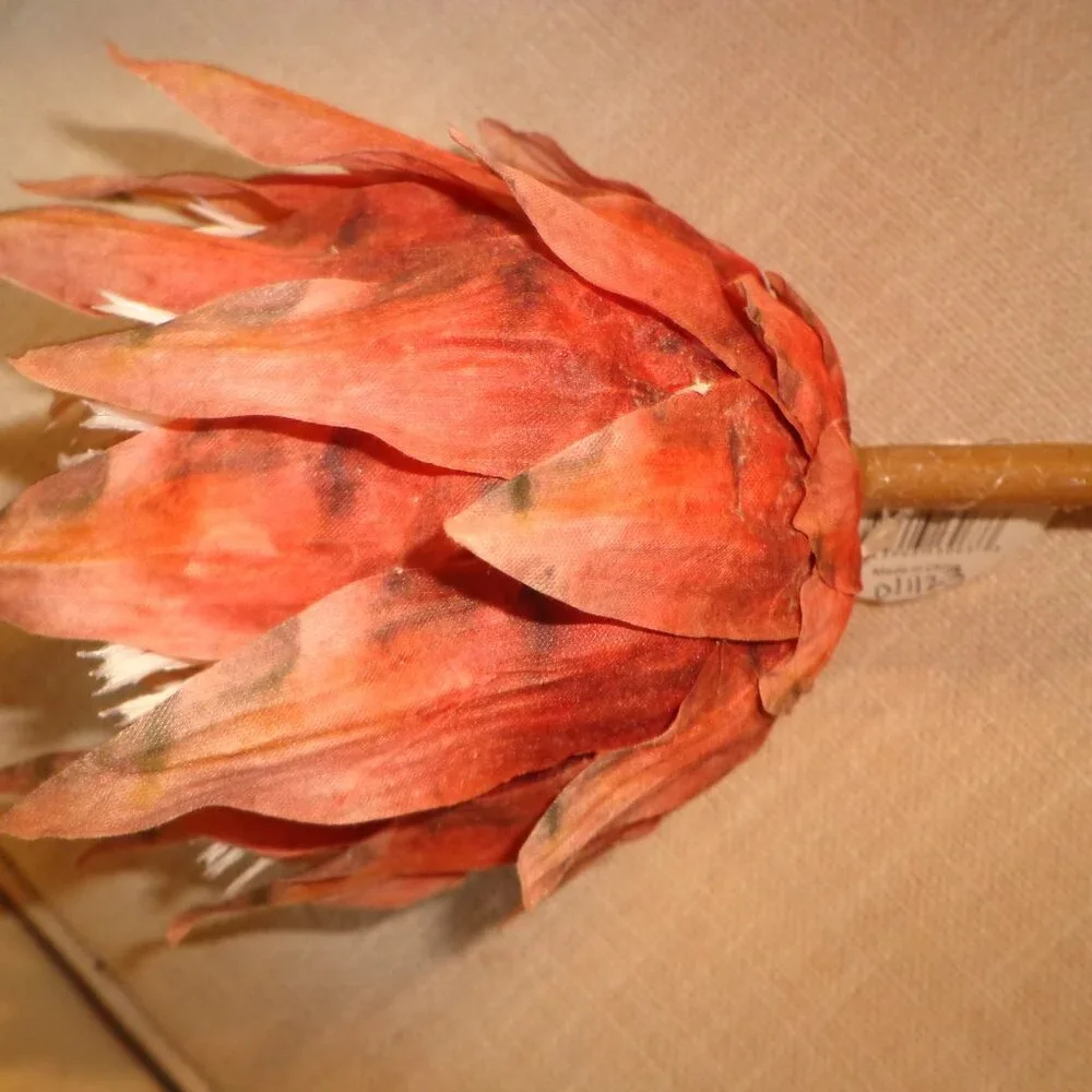 NWT Terra Cotta Faux Stemmed Flower 26" by David Christopher - Picture 3 of 7